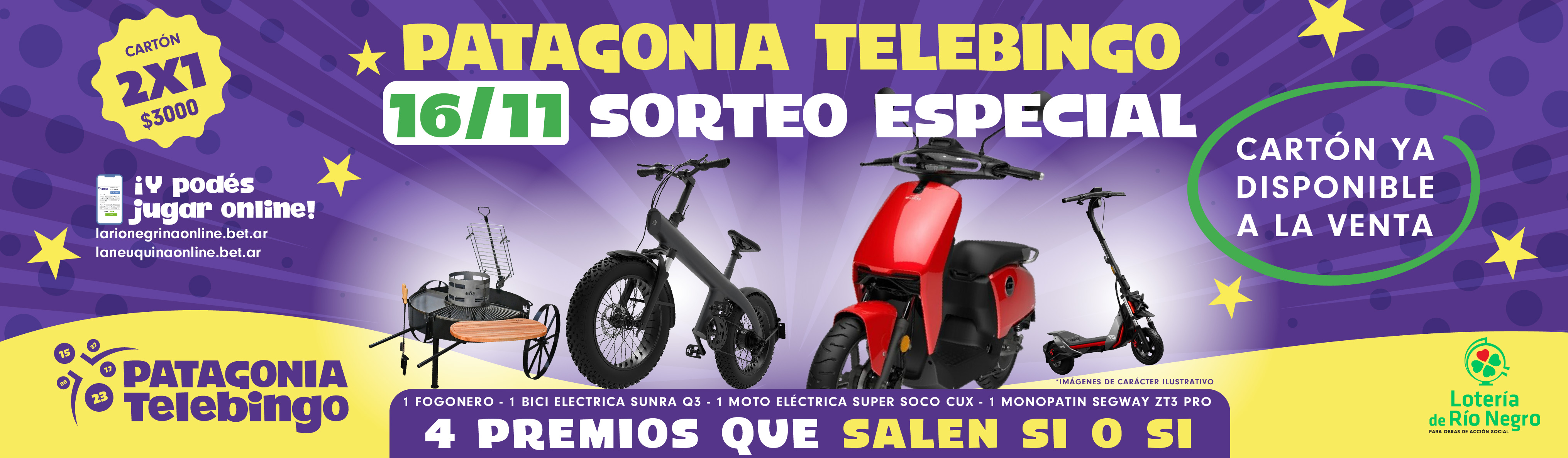 Sorteo especial Patagonia TB